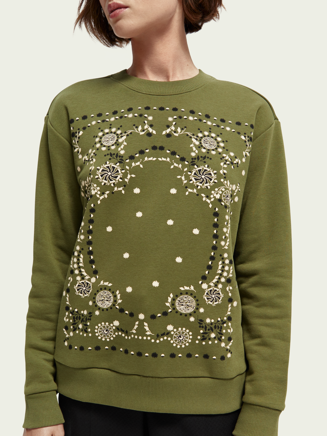Relaxed - Fit Crewneck Sweatshirt | scotch & soda outlet