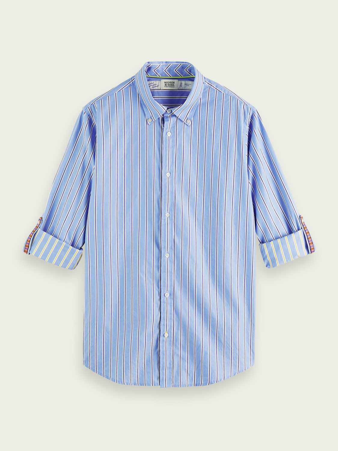 Regular-Fit Striped Shirt | Scotch And Soda Outlet