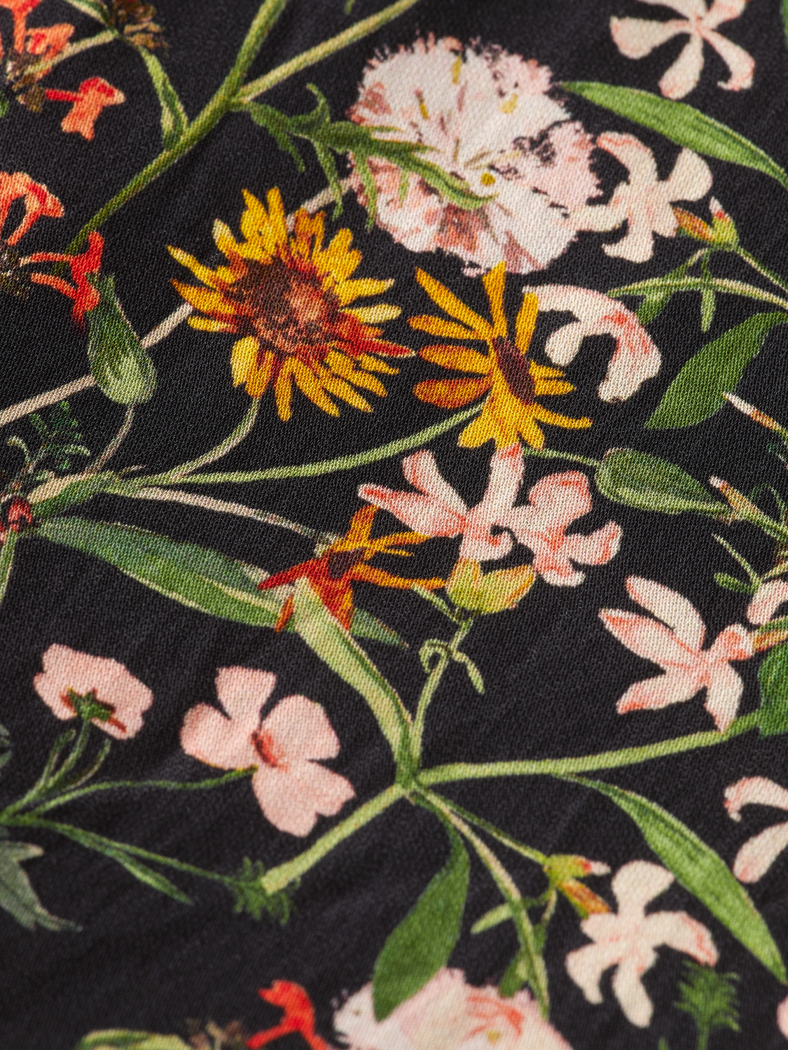 Printed Long-Sleeved Mini Dress | scotch & soda outlet