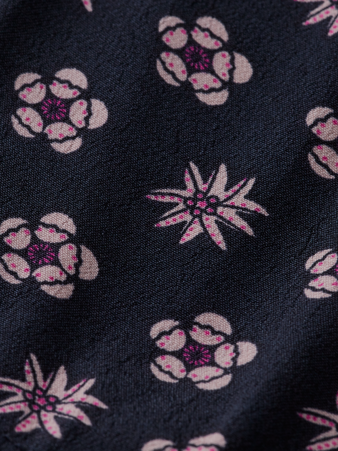 Scotch Soda Outlet | Long-Sleeved Printed Midi Dress