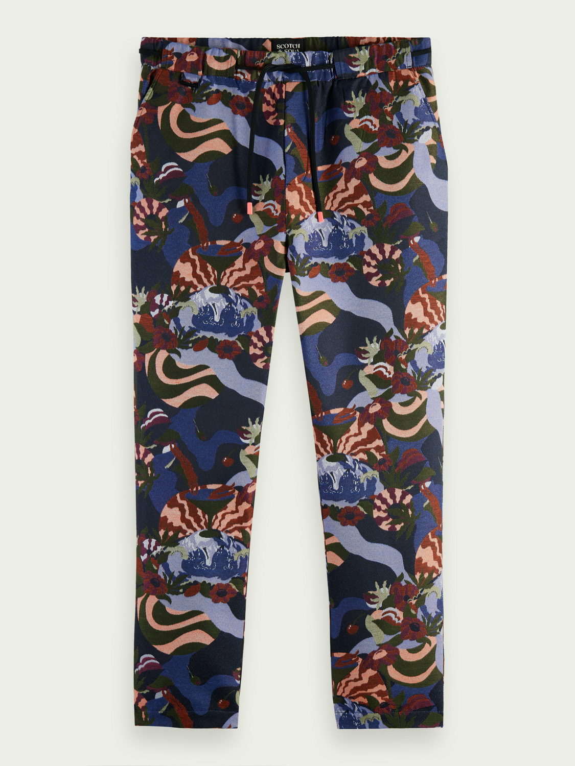 Fave Regular Tapered-Fit Jacquard Jogger | Scotch And Soda Outlet