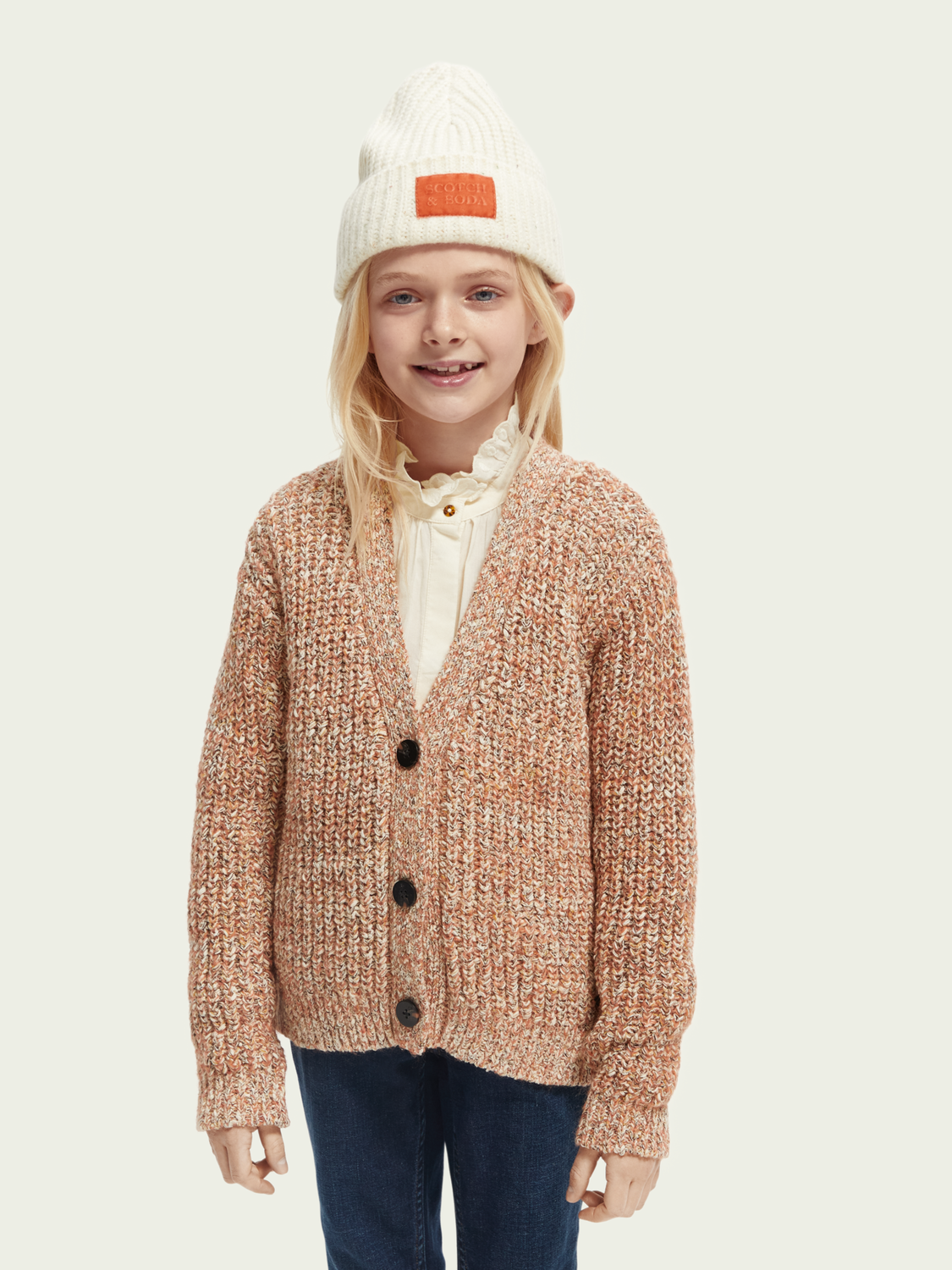 Fuzzy Knitted Cardigan