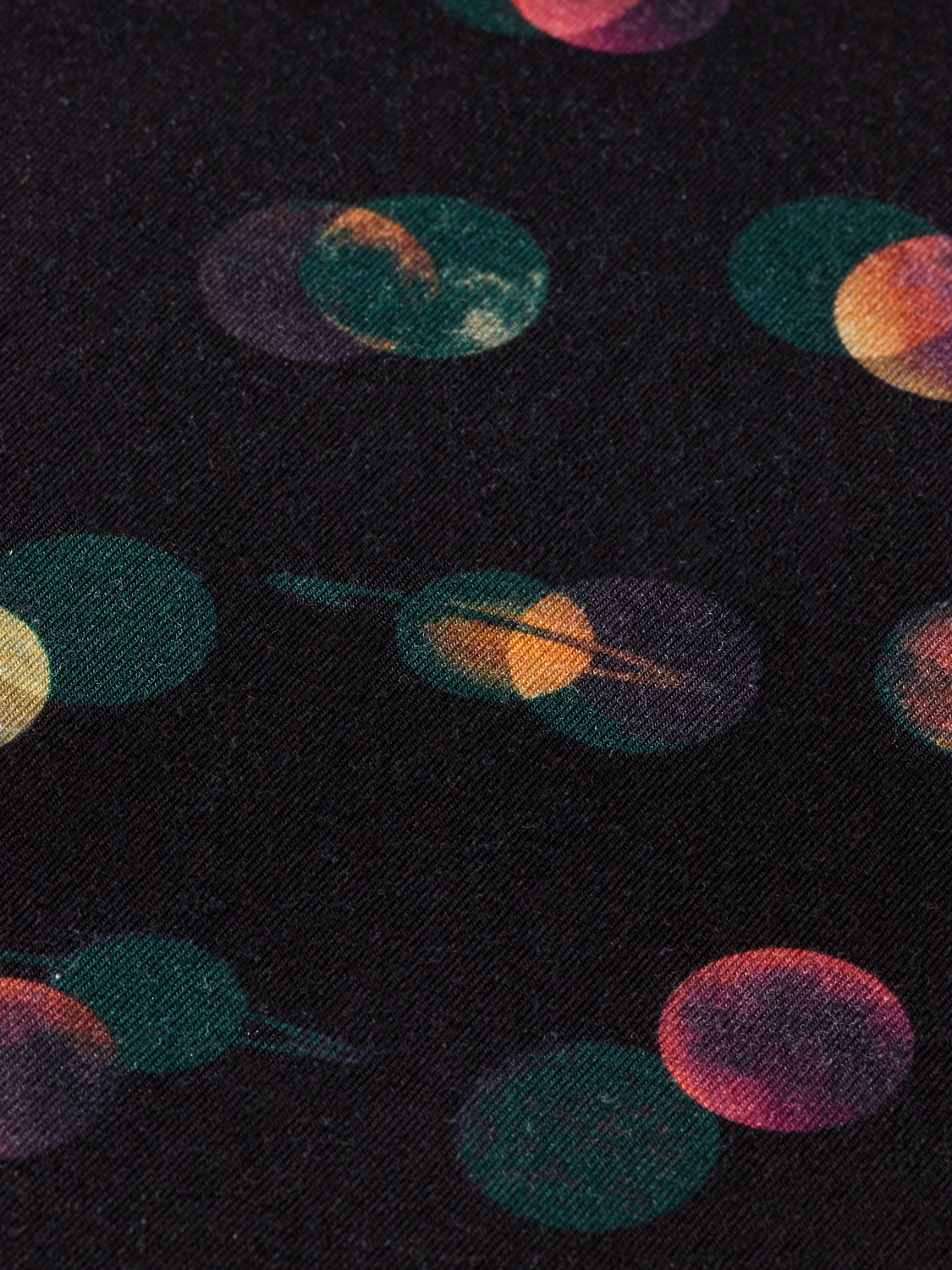 Printed Turtleneck T-Shirt