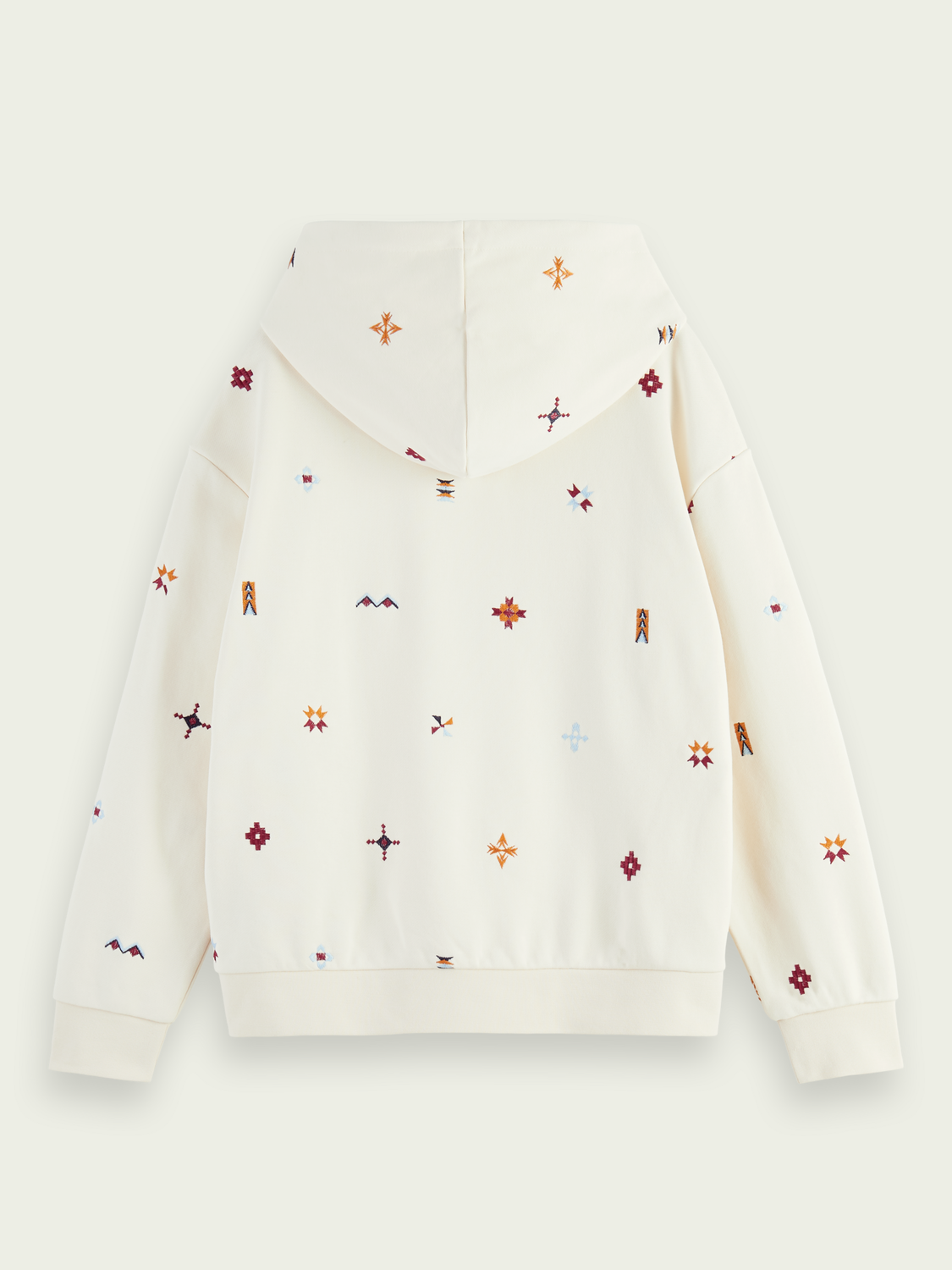 Relaxed Fit Embroidered Hoodie | scotch & soda outlet