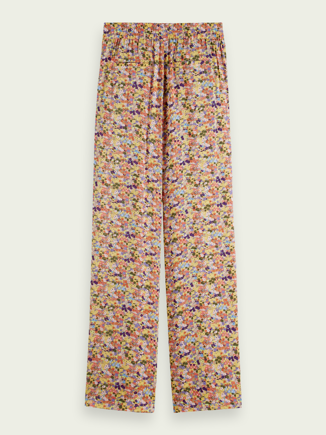 Gia Mid-Rise Wide-Leg Elasticated Trousers | scotch & soda outlet