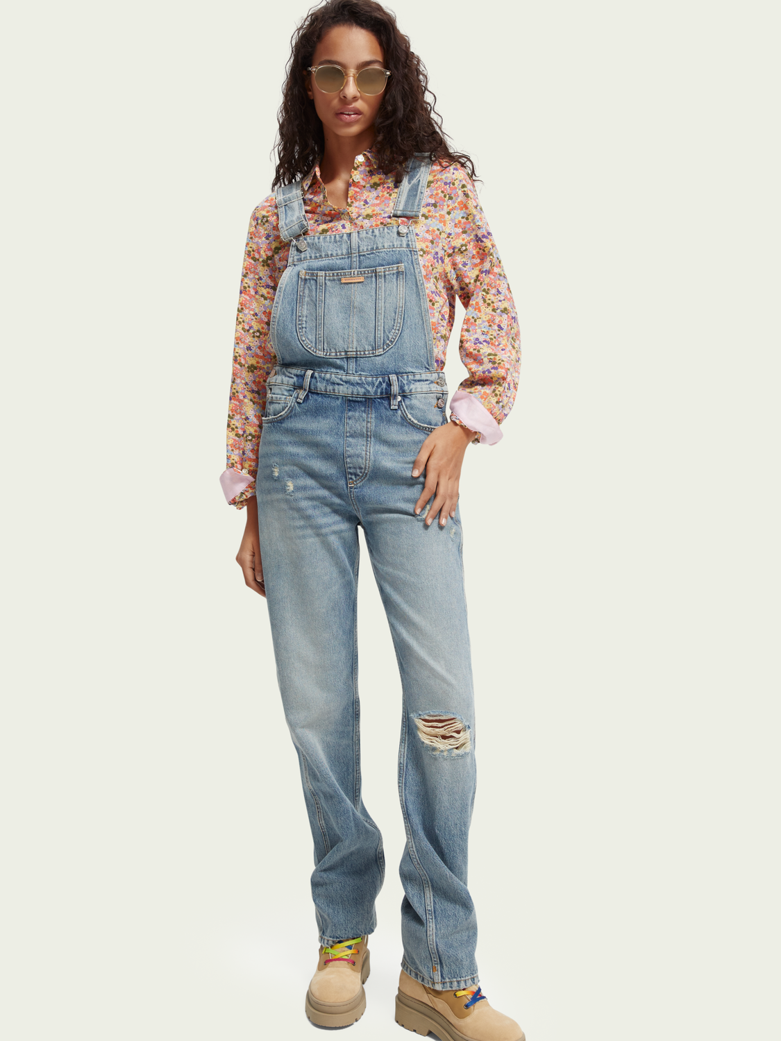 Denim Organic Cotton Dungarees | scotch & soda outlet