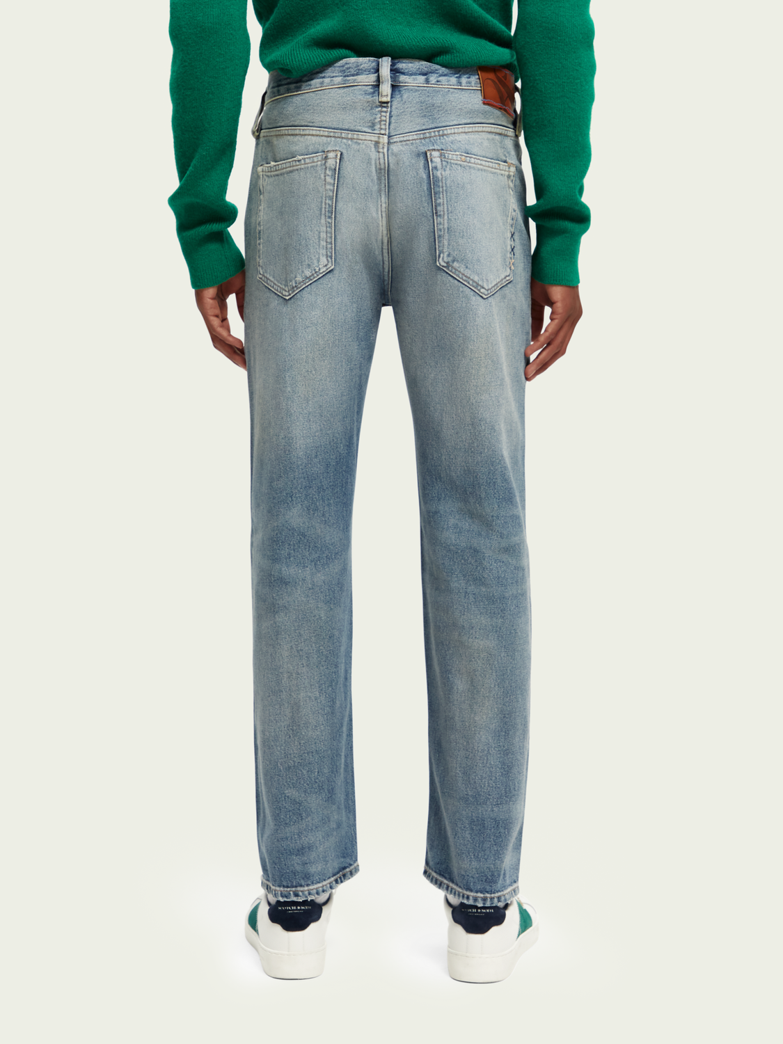 The Vert Straight Leg Distressed Jeans | Scotch And Soda Outlet