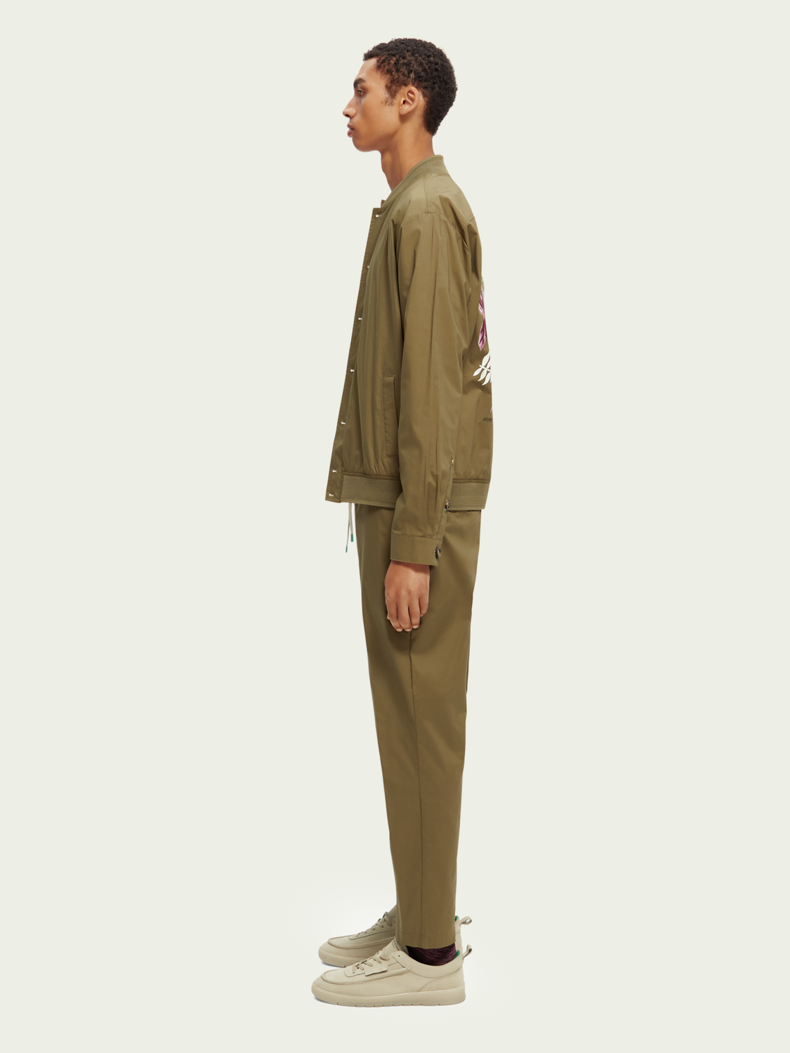 Lightweight Organic Cotton Poplin Blouson | Scotch And Soda Outlet