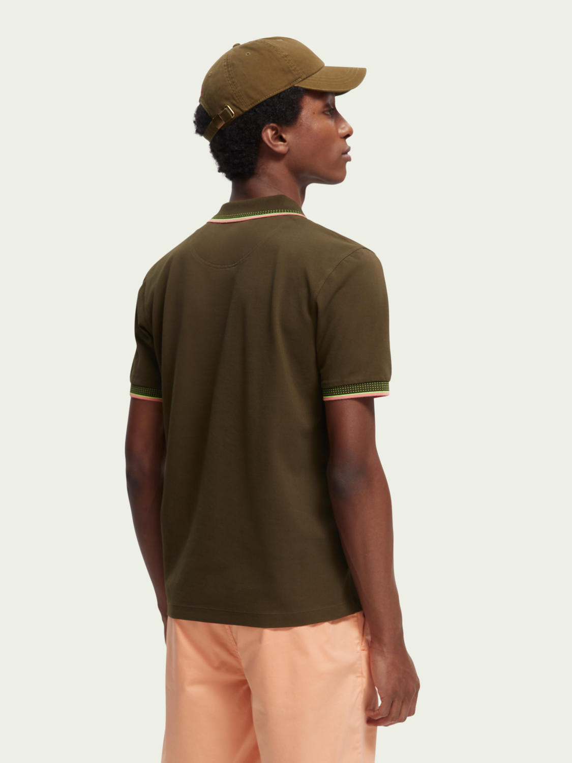 Pique Contrast Tipped Polo | Scotch And Soda Outlet