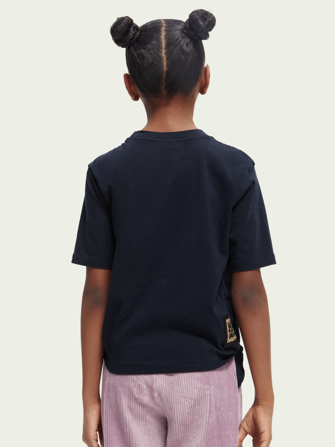 Relaxed Fit Knotted Organic Cotton Artwork T-Shirt