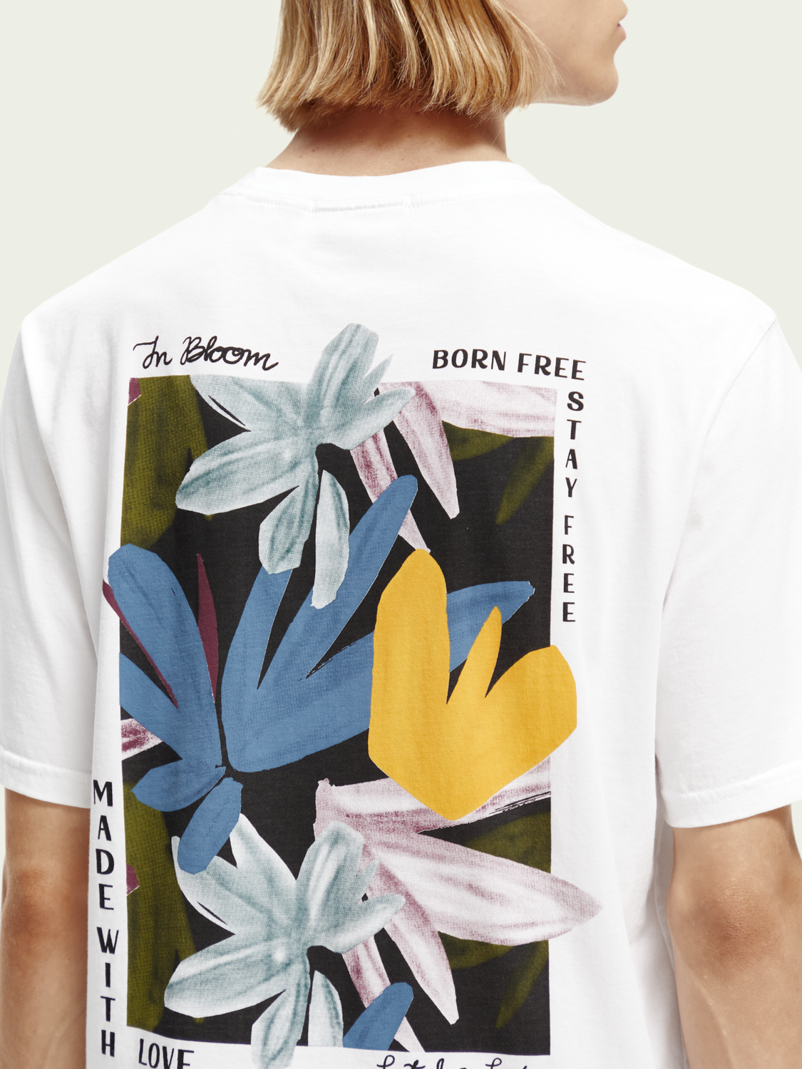 Artwork Organic Cotton T-Shirt | Scotch And Soda Outlet
