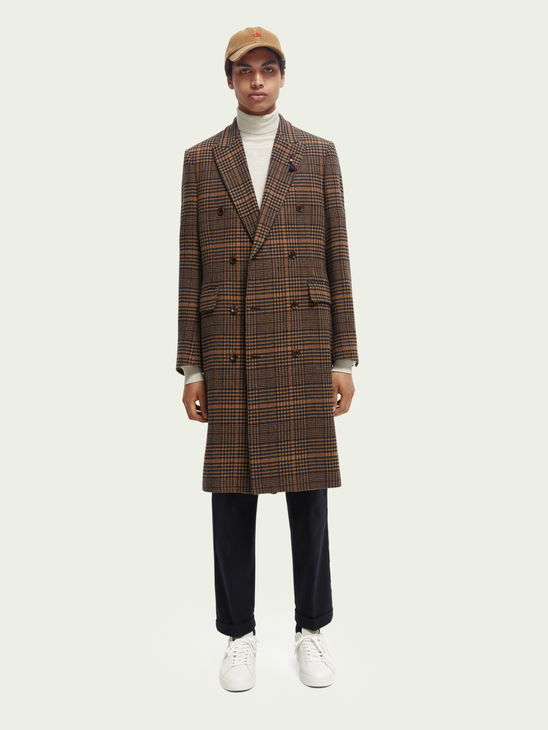 Double-Breasted Coat | Scotch And Soda Outlet