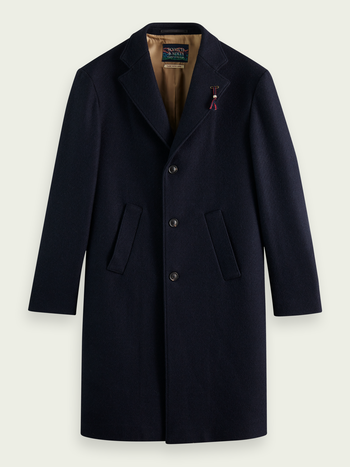 Long-Length Lightweight Overcoat | Scotch And Soda Outlet