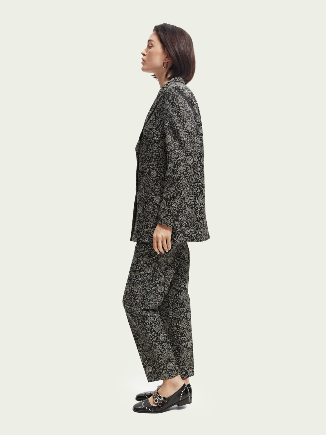 Relaxed-Fit Jacquard Blazer | scotch & soda outlet