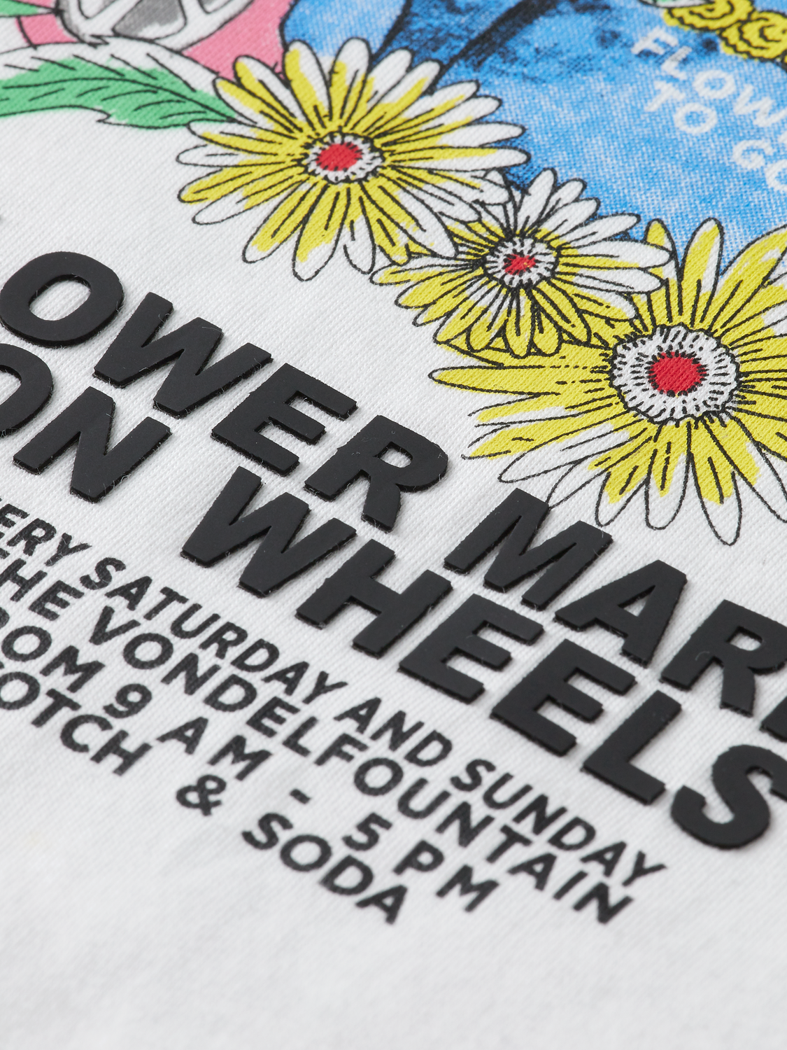 Regular Fit Floral Artwork Organic T-Shirt