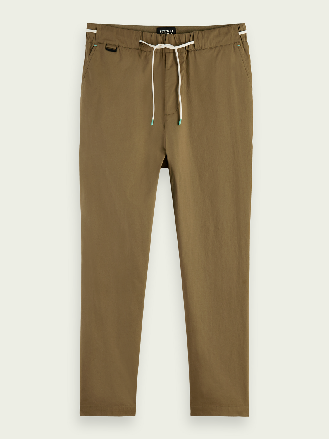 Fave Regular Tapered-Fit Poplin Jogger | Scotch And Soda Outlet