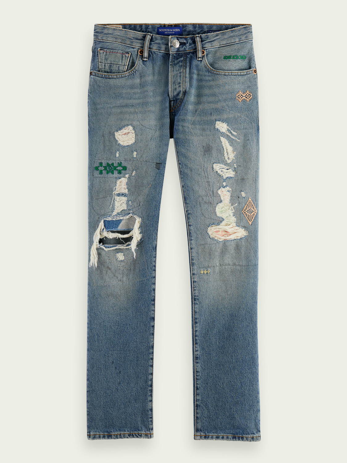 Ralston Premium Organic Regular Slim Fit Jeans - Space Race | Scotch And Soda Outlet