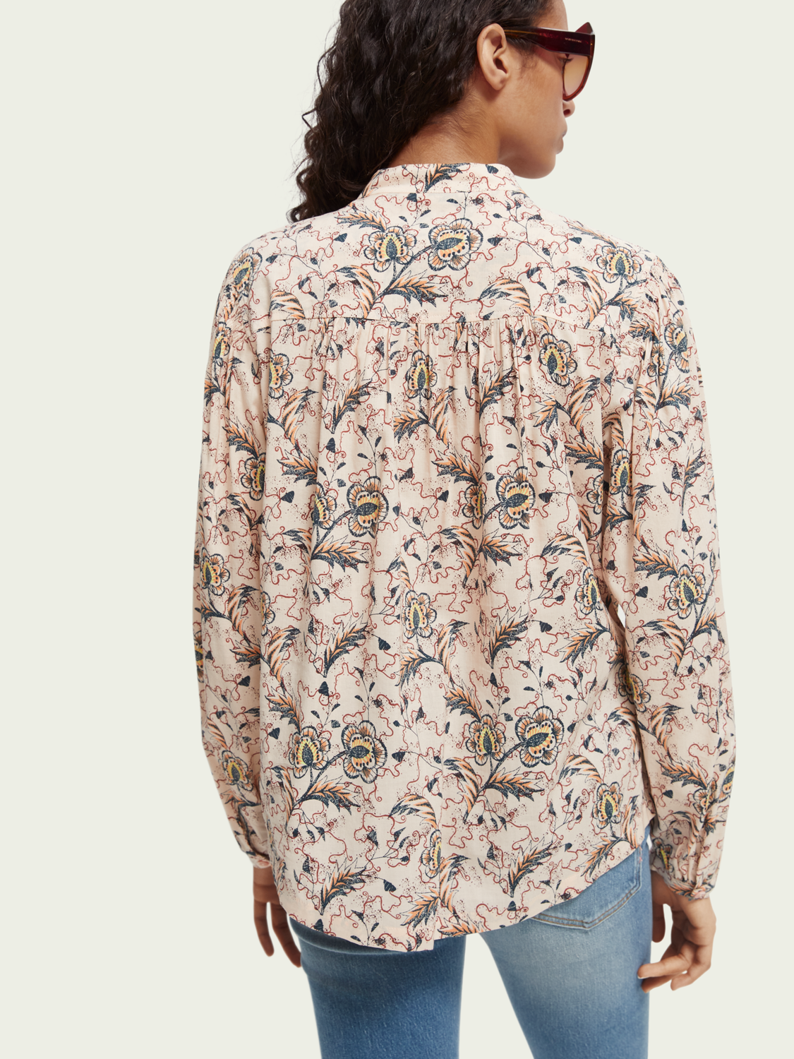 Flowing Long-Sleeved Shirt | scotch & soda outlet