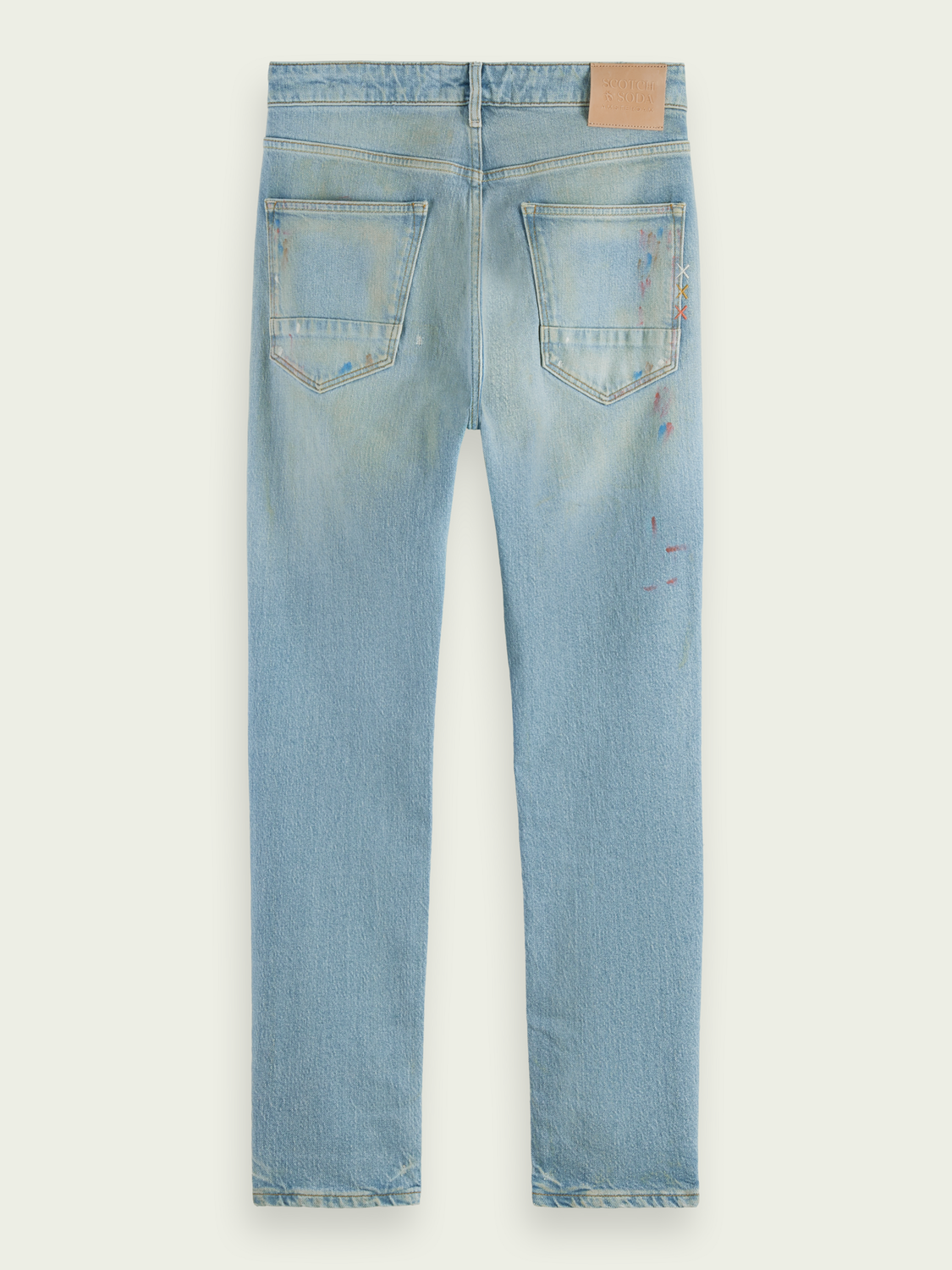 The Skim Super-Slim Fit Jeans - Blauw Moons | Scotch And Soda Outlet