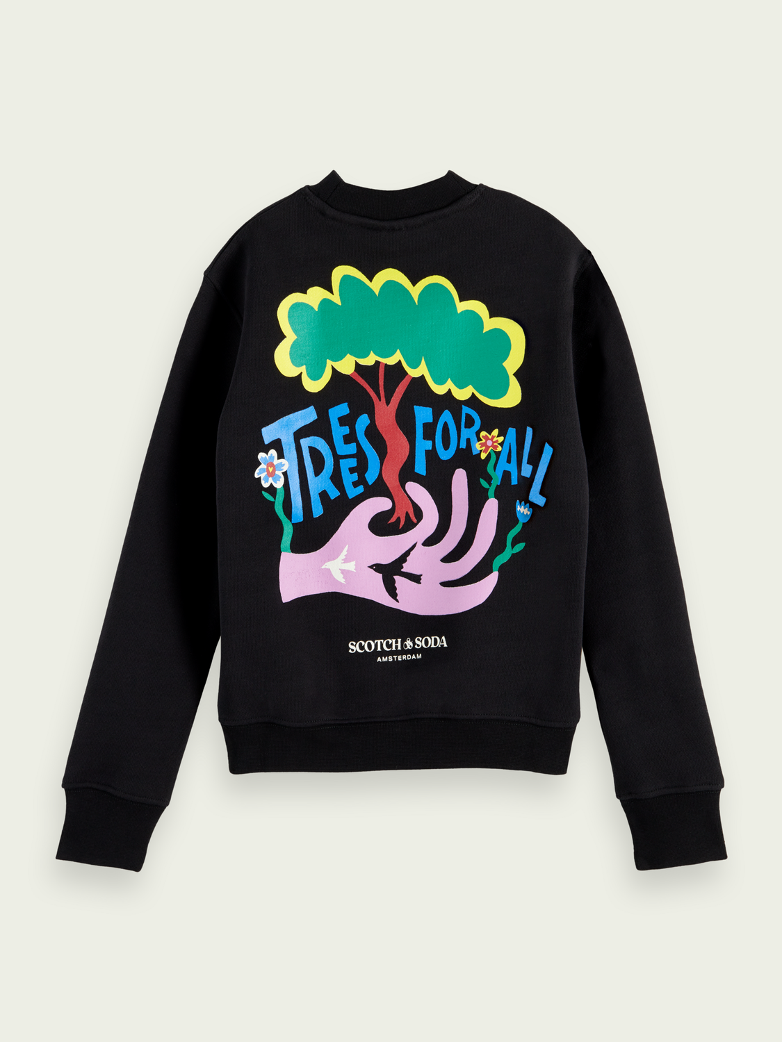 Kid's Unisex Trees For All Sweatshirt | scotch & soda outlet