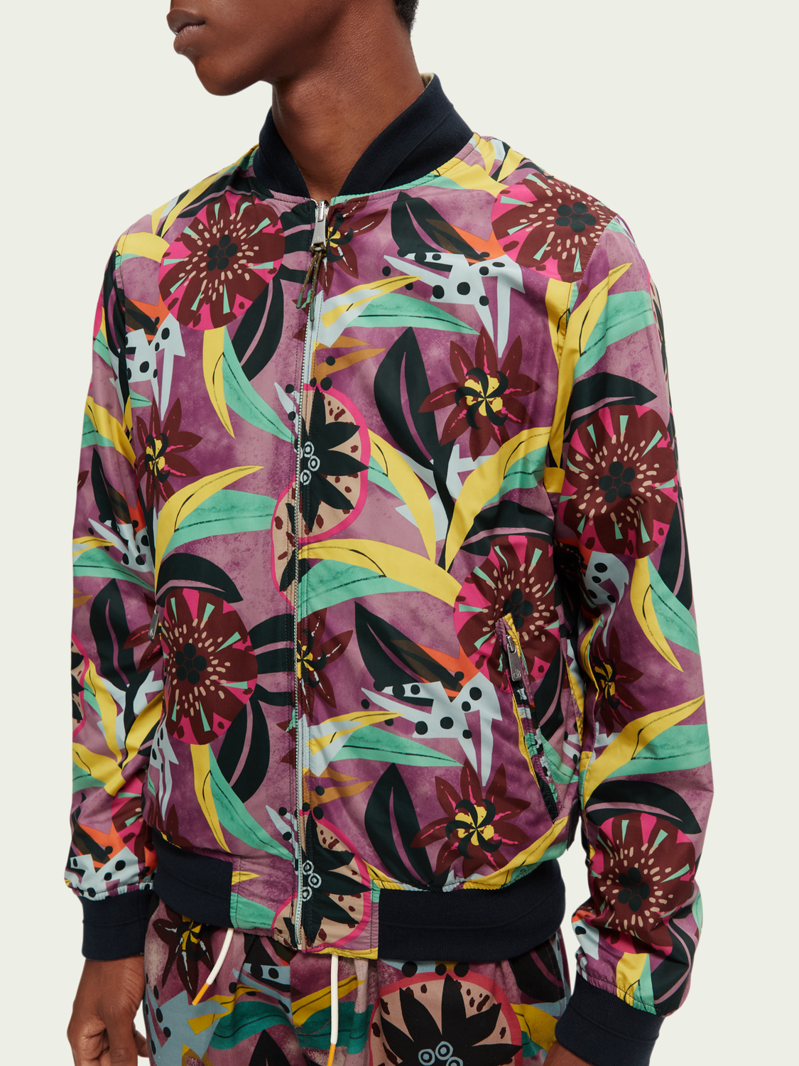 Printed Reversible Bomber Jacket | Scotch And Soda Outlet