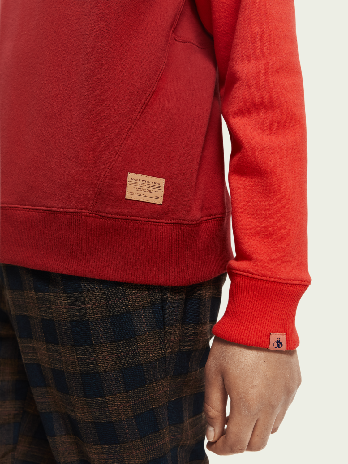 Graphic Raglan Sleeve Felpa Hoodie | Scotch And Soda Outlet