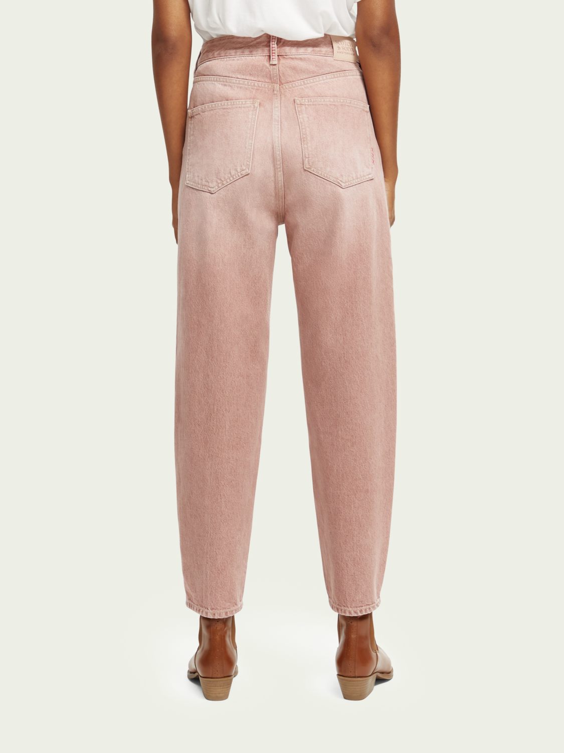 The Tide Yarn-Dyed Balloon Fit Jeans | scotch & soda outlet