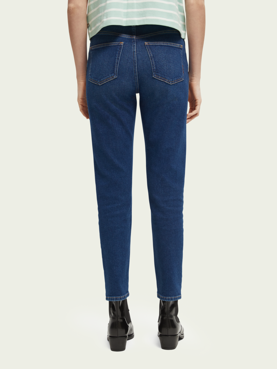 High Five High-Rise Slim Fit Jeans | scotch & soda outlet