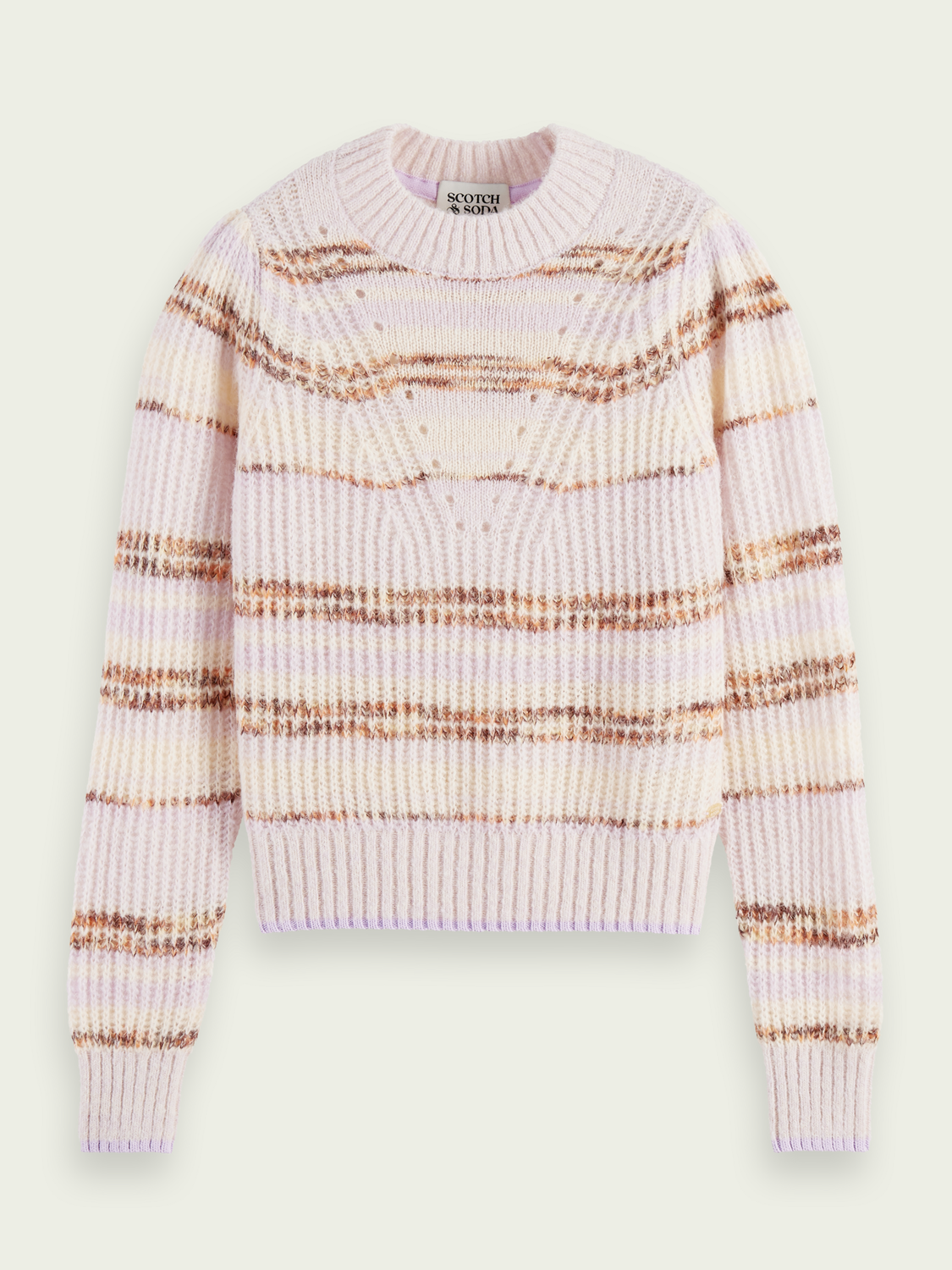 Fuzzy Knitted Sweater | scotch & soda outlet