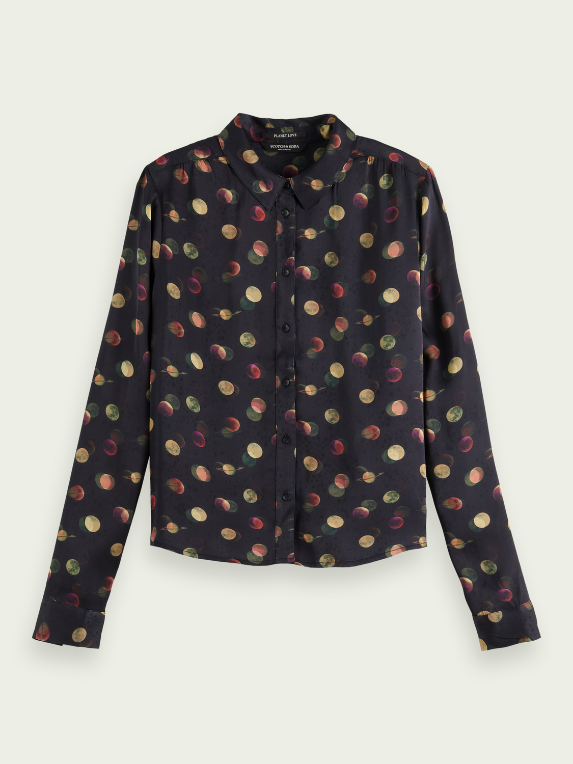 Slim Fit Jacquard Shirt | scotch & soda outlet