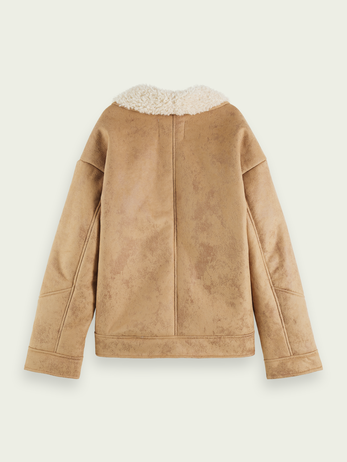 Faux Shearling-Lined Jacket | scotch & soda outlet