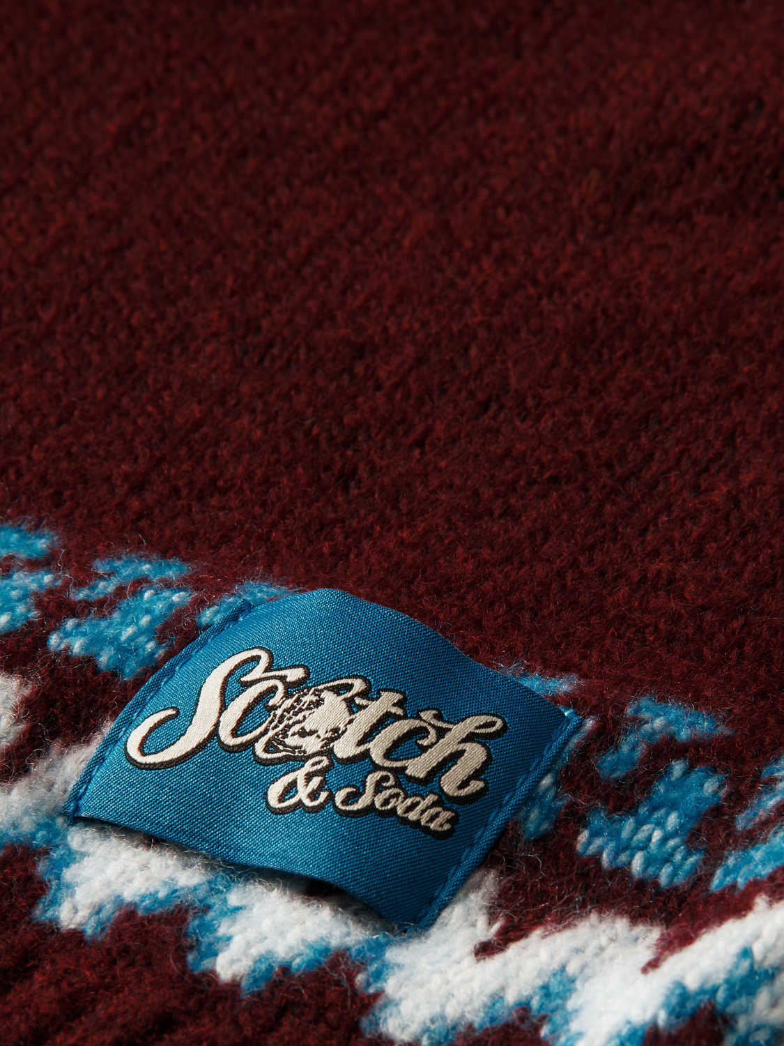 Intarsia Crewneck Sweater