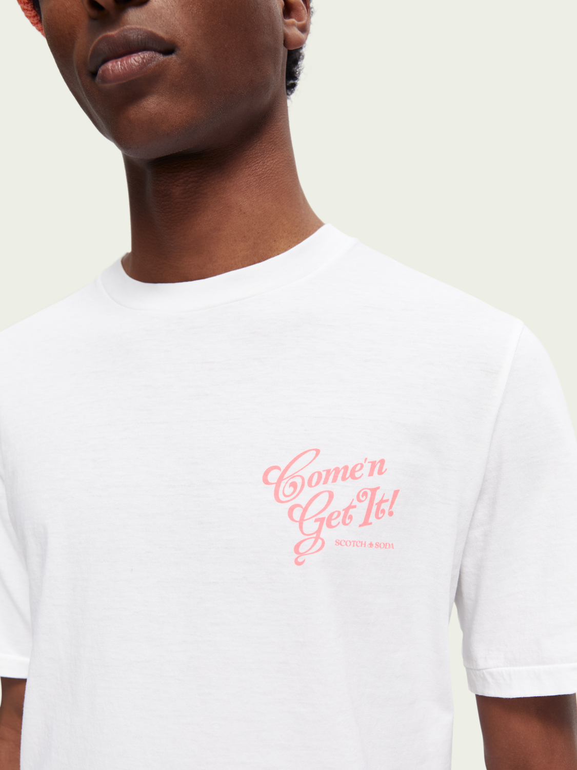 Graphic Crewneck T-Shirt | Scotch And Soda Outlet