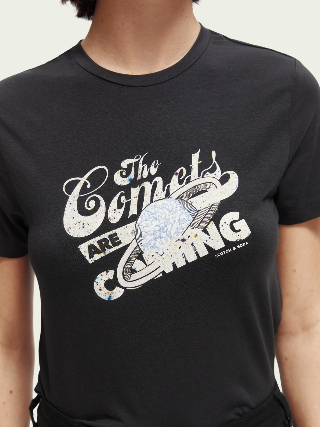 Slim Fit Artwork T-Shirt | scotch & soda outlet