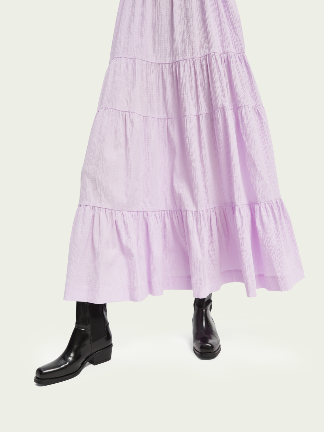 Seersuckers Maxi Dress | scotch & soda outlet