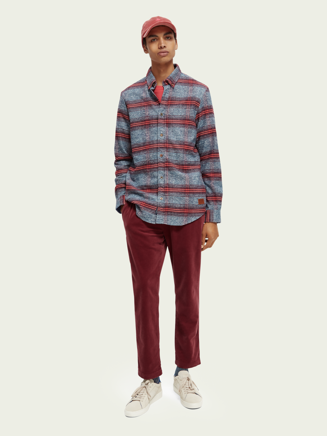 Regular Fit Checked Flannel Shirt | Scotch And Soda Outlet