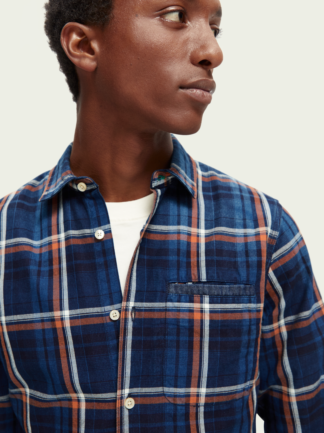 Slim-Fit Yarn-Dyed Checked Shirt | Scotch And Soda Outlet