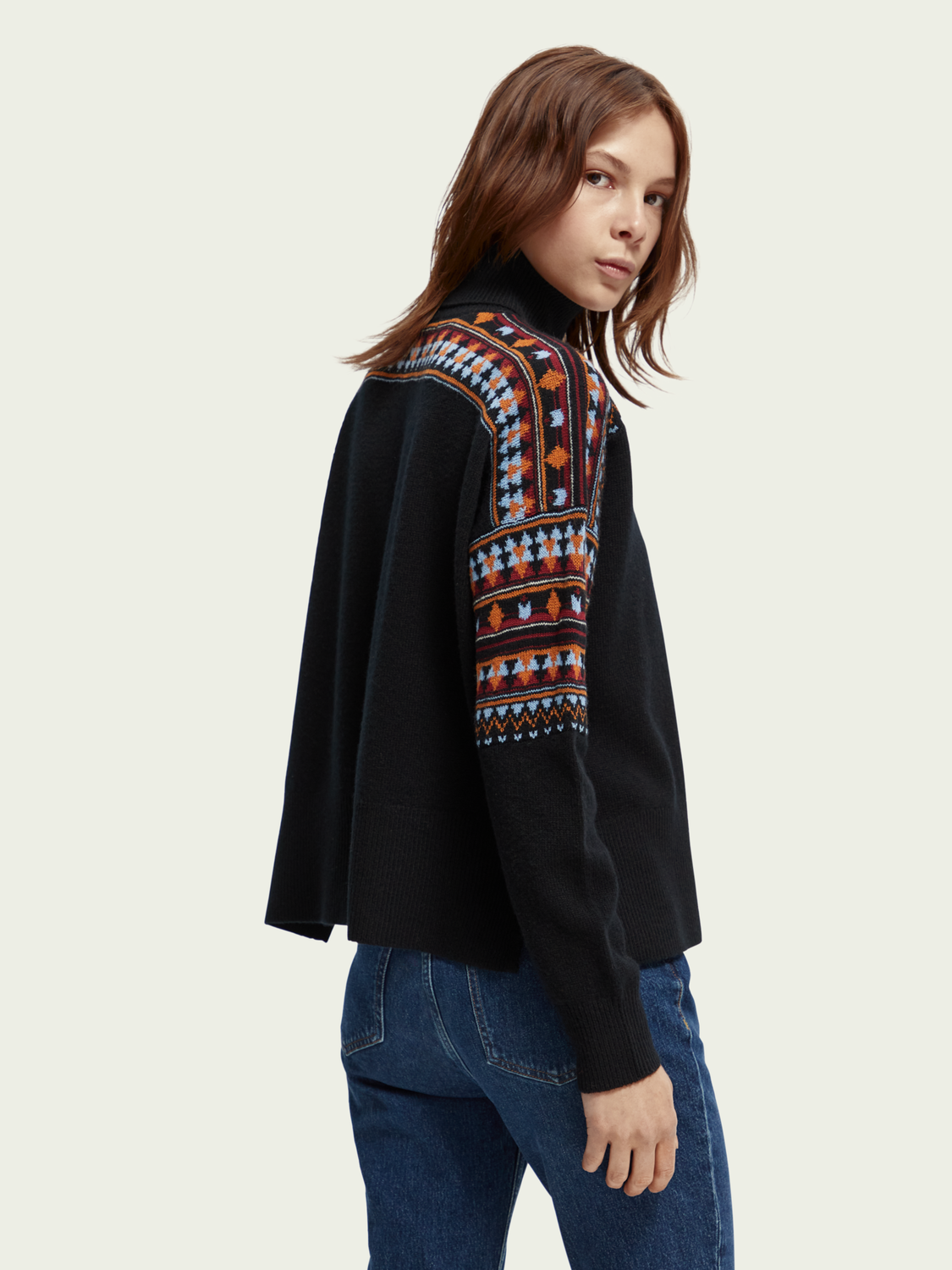 Fair Isle Turtleneck Sweater | scotch & soda outlet