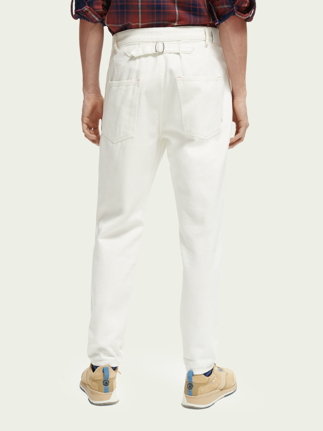 The Sailor Regular Tapered-Fit Denim Chino | Scotch And Soda Outlet