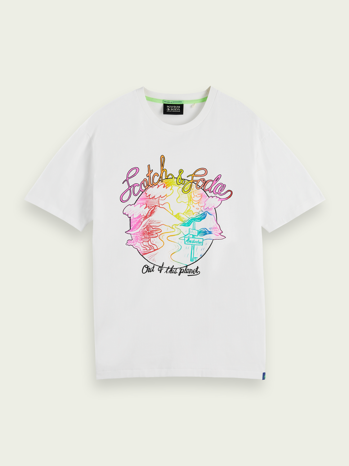 Graphic Crewneck T-Shirt | Scotch And Soda Outlet