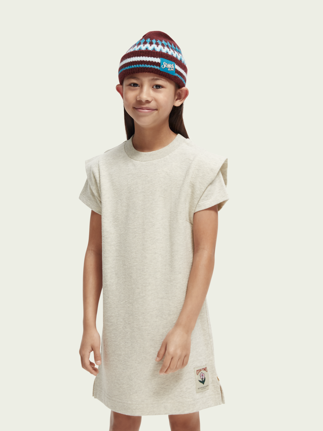 Scotch Soda Outlet | Organic Short-Sleeved Sweatshirt Dress