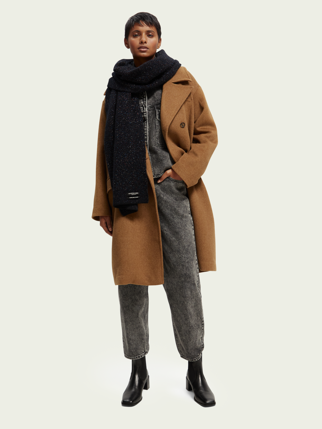 Soft Knitted Scarf | scotch & soda outlet
