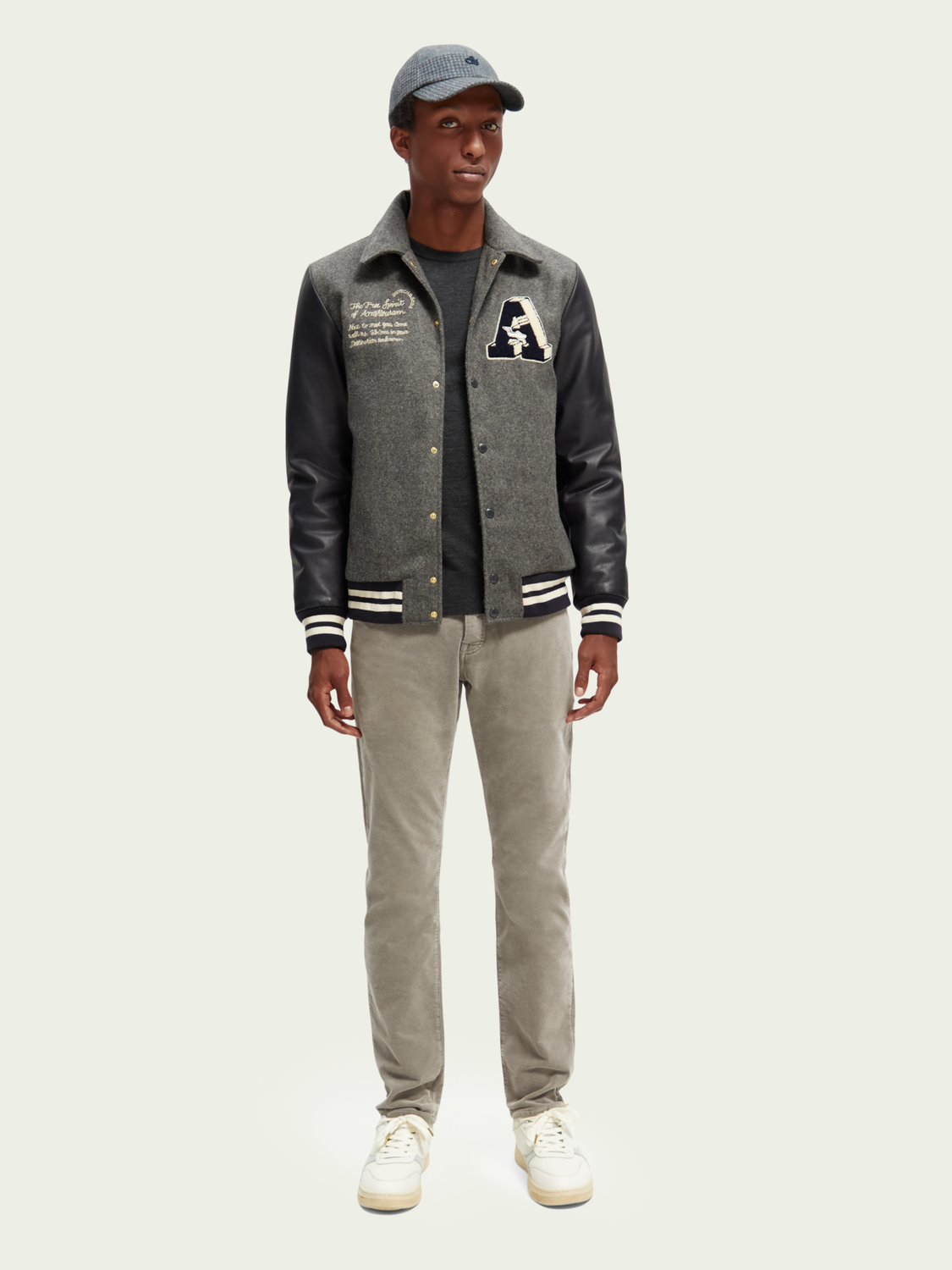 Wool-Blend Check Cap | Scotch And Soda Outlet
