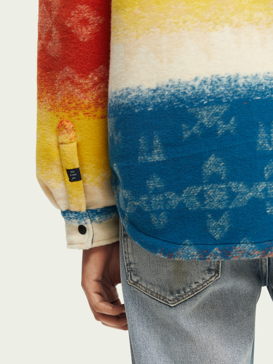 Jacquard Heavyweight Overshirt | Scotch And Soda Outlet