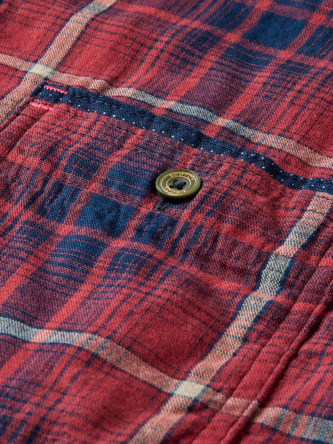 Regular-Fit Checked Flannel Shirt | Scotch And Soda Outlet