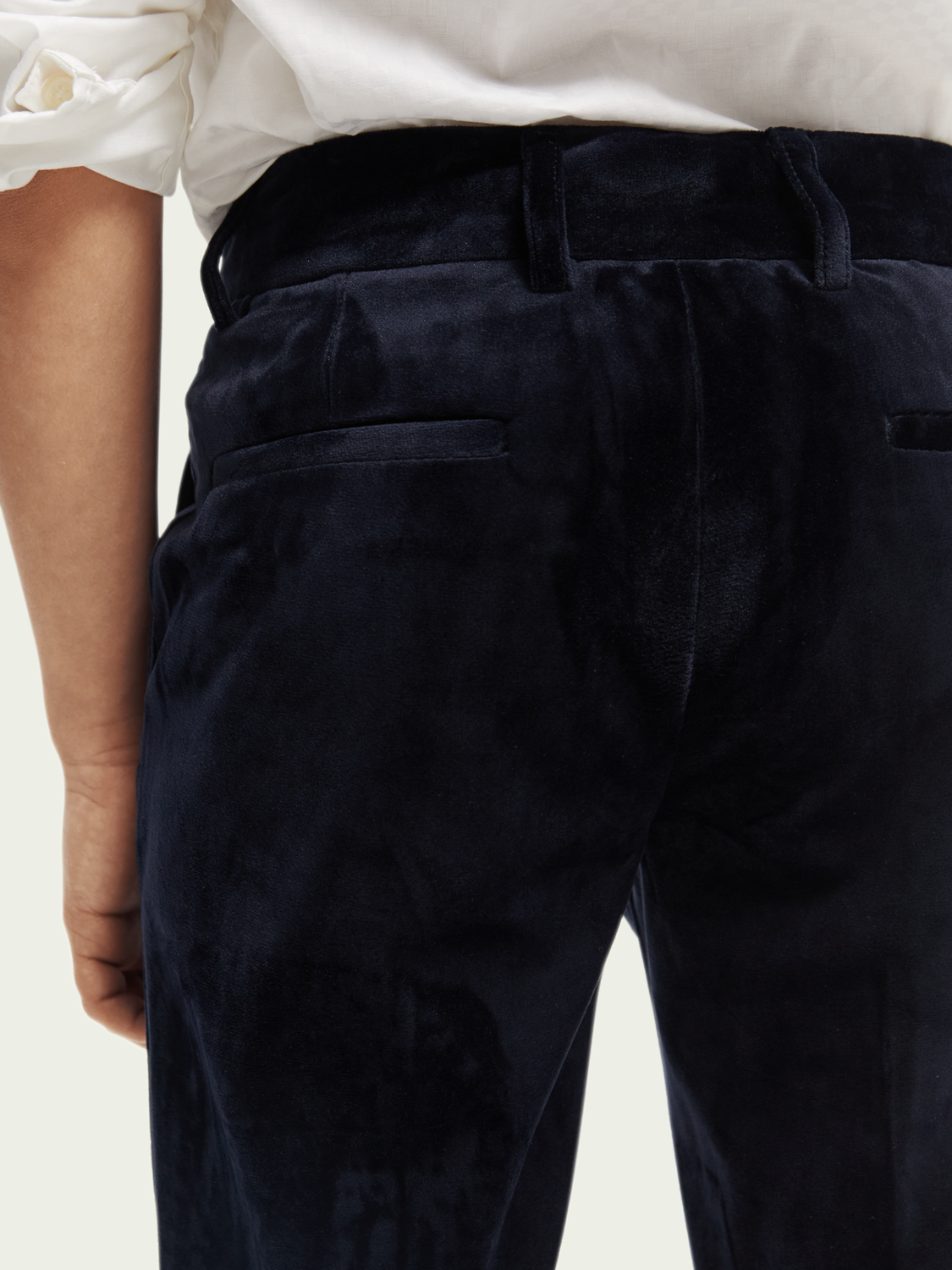 Regular Slim Fit Velvet Pant