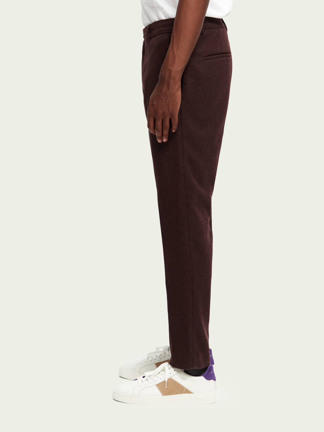 Stuart Slim-Fit Wool-Blend Chino | Scotch And Soda Outlet