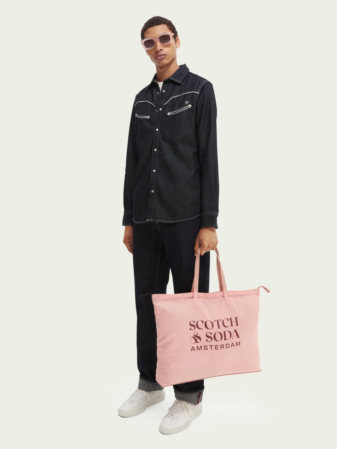 The Centraal Unisex Foldaway Tote Bag | scotch & soda outlet