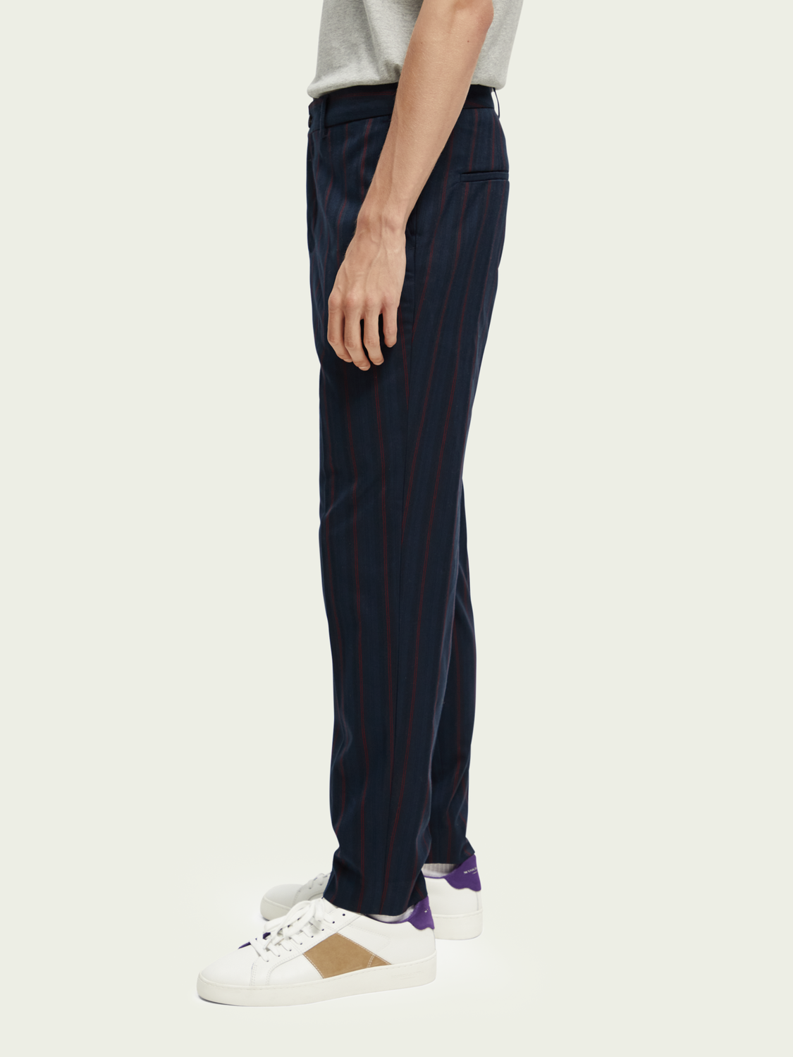 Mott Super Slim-Fit Yarn-Dyed Chino | Scotch And Soda Outlet