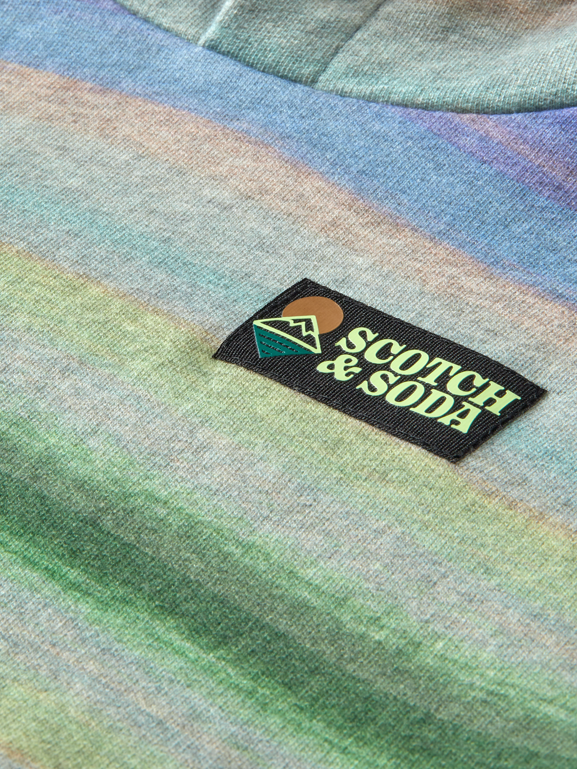 Scotch Soda Outlet | Gradient Striped Hoodie